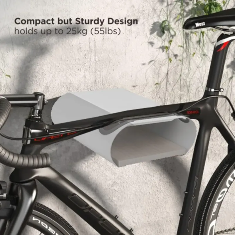 Uchwyt stojak rowerowy ścienny Maclean MC-466 poziomy stal max. obciążenie