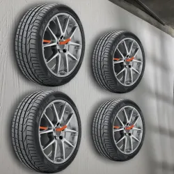 Uchwyt wieszak Maclean MC-437, komplet 4 szt, na opony, koła, drabinę,