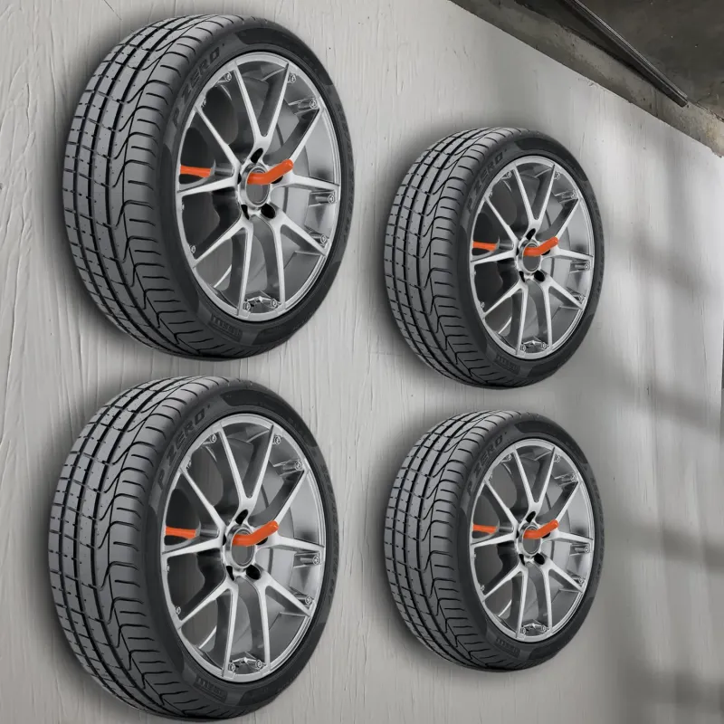 Uchwyt wieszak Maclean MC-437, komplet 4 szt, na opony, koła, drabinę,