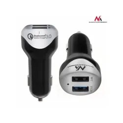 Ładowarka samochodowa Maclean MCE157 max4,8A 2xUSB Qualcomm Quick Charge QC