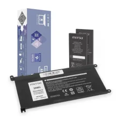 Bateria Mitsu do notebooka Dell Vostro WDX0R, P75F, P62F, P66F, T2JX4, 14
