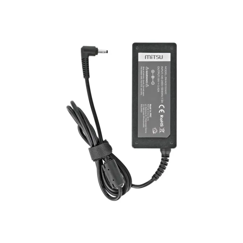 Zasilacz sieciowy Mitsu 19V 3.42A (3.0x1.1) 65W do notebooka… | PartsPC.pl
