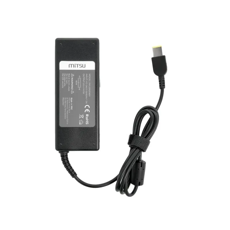 Zasilacz sieciowy Mitsu 20V 4.5A (prostokątny 11.0x4.5... | PartsPC.pl