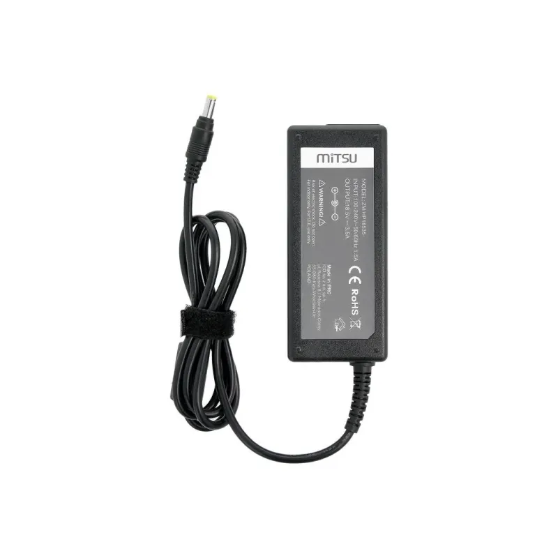 Zasilacz sieciowy Mitsu 18.5V 3.5A (4.8x1.7) 65W do notebook… | PartsPC.pl