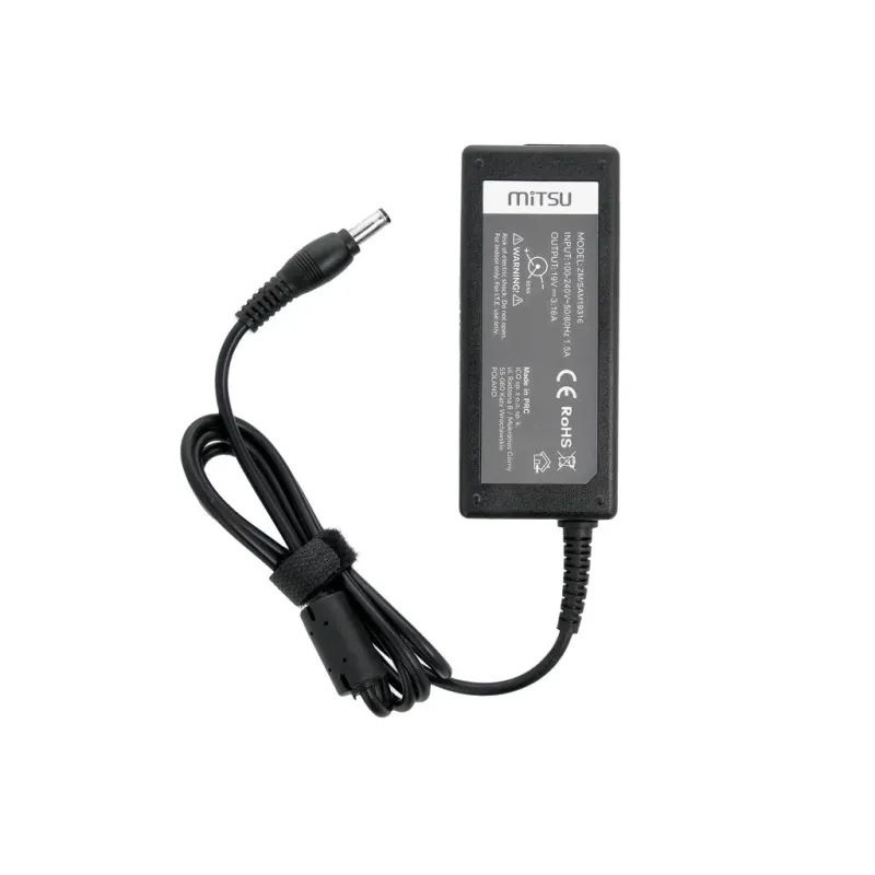 Zasilacz sieciowy Mitsu 19V 3.16A (5.5x3.0 pin) 60W do notebooka Samsung