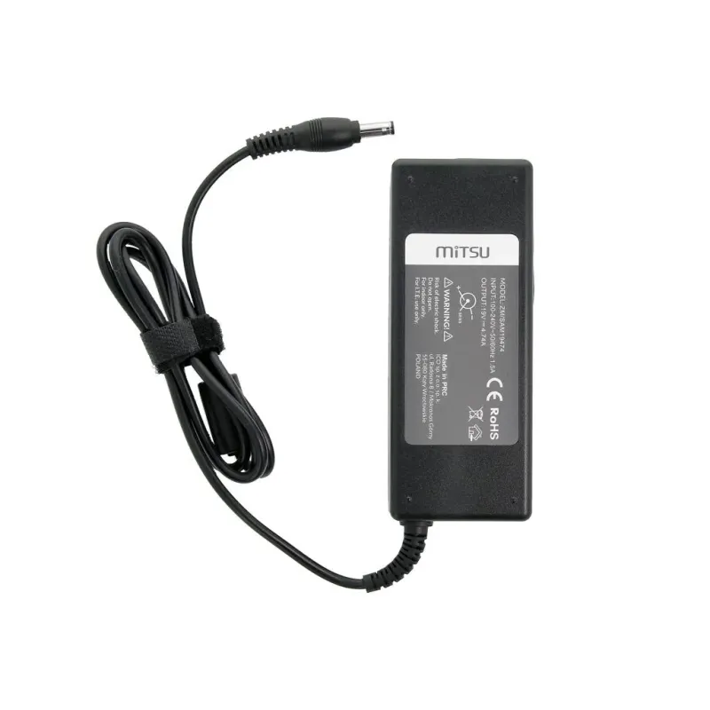 Zasilacz sieciowy Mitsu 19V 4.74A (5.5x3.0 pin) 90W do notebooka Samsung