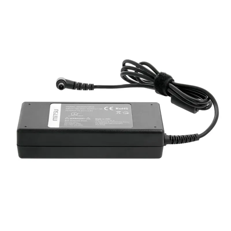 Zasilacz sieciowy Mitsu 19.5V 3.9A (6.5x4.4 pin) 75W d... | PartsPC.pl