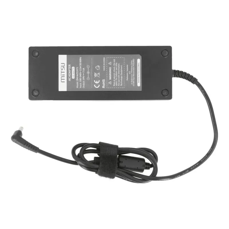 Zasilacz sieciowy Mitsu 19V 7.1A (5.5x1.7) 135W do notebooka… | PartsPC.pl