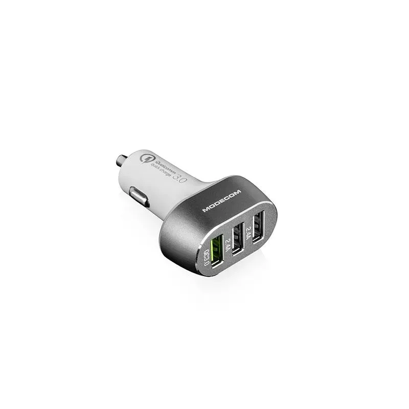 Ładowarka samochodowa MODECOM MC-CU3 (Quick Charge 3.0 + 2x USB)