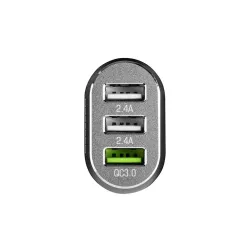Ładowarka samochodowa MODECOM MC-CU3 (Quick Charge 3.0 + 2x USB)