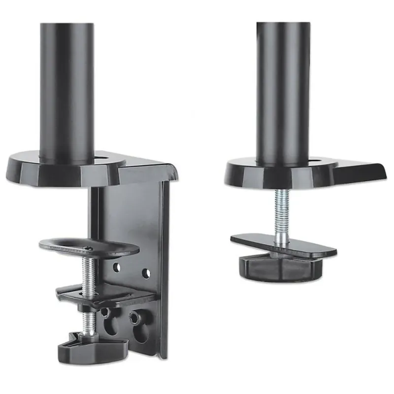 Uchwyt biurkowy LCD/LED Manhattan 17"-32", 8kg, sprężyna gazowa, czarny