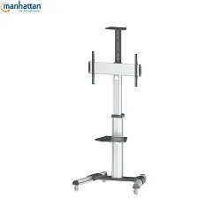Stojak mobilny LCD/LED Manhattan 37"-70", 50kg, regulowany z półką