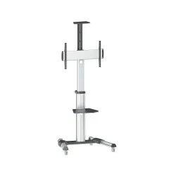 Stojak mobilny LCD/LED Manhattan 37"-70", 50kg, regulowany z półką