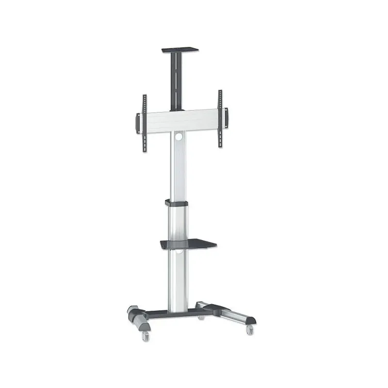 Stojak mobilny LCD/LED Manhattan 37"-70", 50kg, regulowany z półką