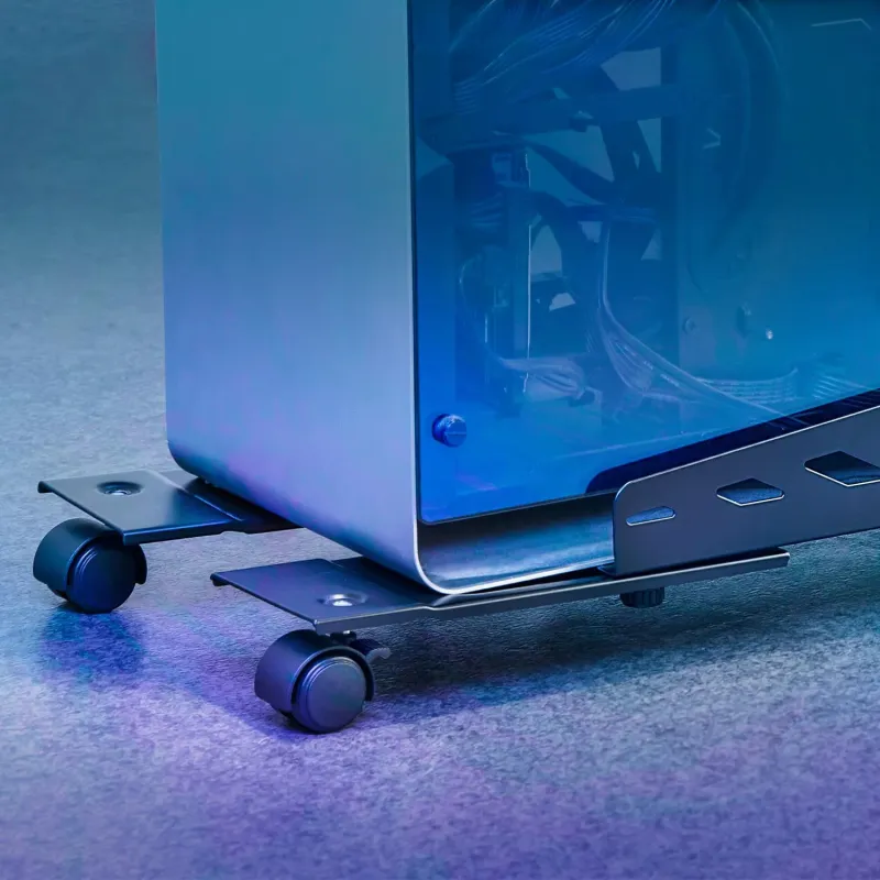 Podstawka wózek na kółkach pod komputer CPU NanoRS, 25kg max, szerokość