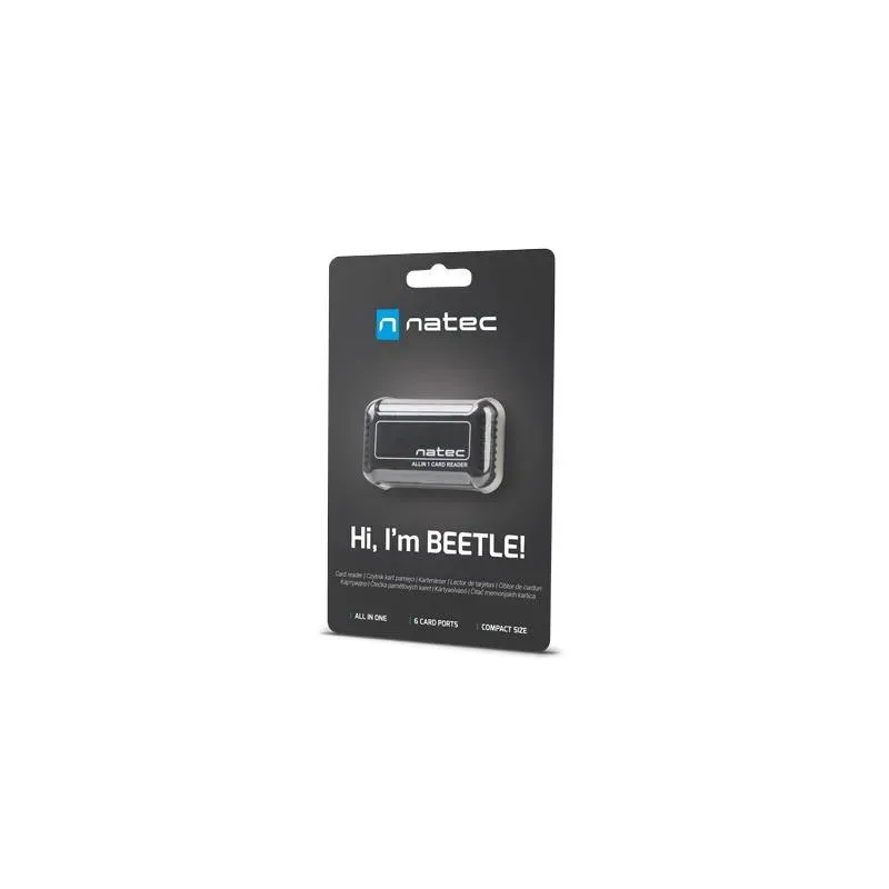 Czytnik kart Natec All-In-One BEETLE SDHC USB 2.0