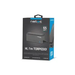 Zasilacz sieciowy uniwersalny Natec Torpedo Uni-70 do notebooka 8 końcówek