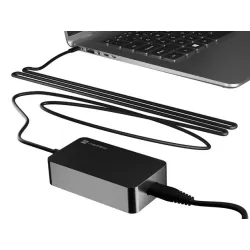 Zasilacz sieciowy uniwersalny Natec Grayling USB-C 45W do laptopów,