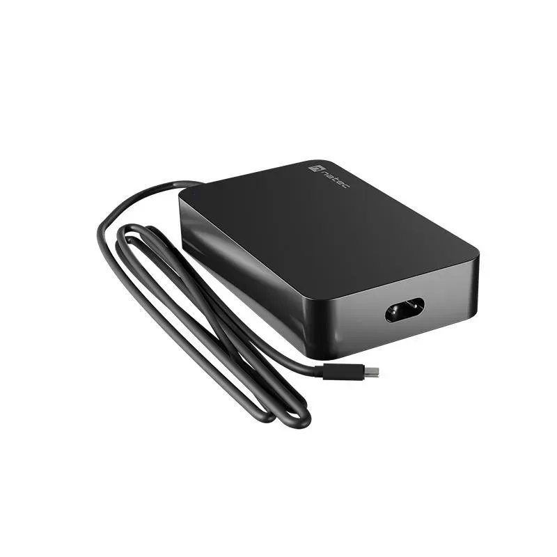 Zasilacz sieciowy uniwersalny Natec Grayling USB-C 90W do laptopów,