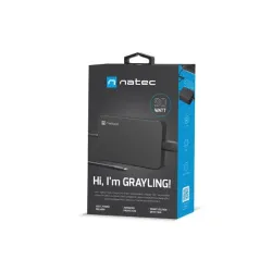 Zasilacz sieciowy uniwersalny Natec Grayling USB-C 90W do laptopów,