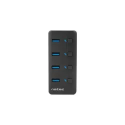 Hub USB Natec 4x USB 3.0 Mantis 2 z włącznikiem + zasilacz