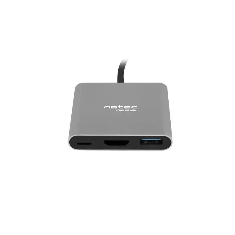 Hub USB Natec Fowler Multi Port mini USB-C PD, USB 3.0, HDMI 4K