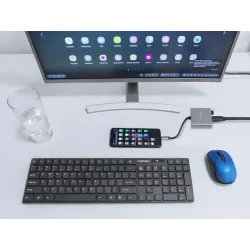 Hub USB Natec Fowler Multi Port mini USB-C PD, USB 3.0, HDMI 4K