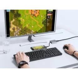 Hub USB Natec Fowler Multi Port mini USB-C PD, USB 3.0, HDMI 4K