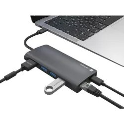 Stacja dokująca USB Natec Fowler 2 V2 Multiport USB-C - HUB USB 3.0 3x,