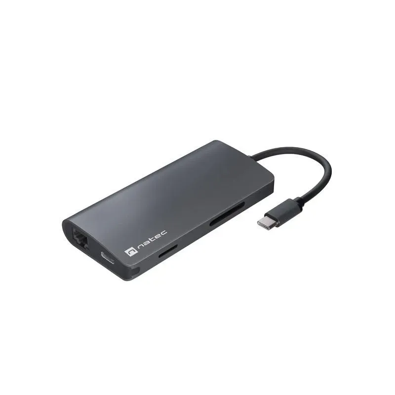 Stacja dokująca USB Natec Fowler 2 V2 Multiport USB-C - HUB USB 3.0 3x,