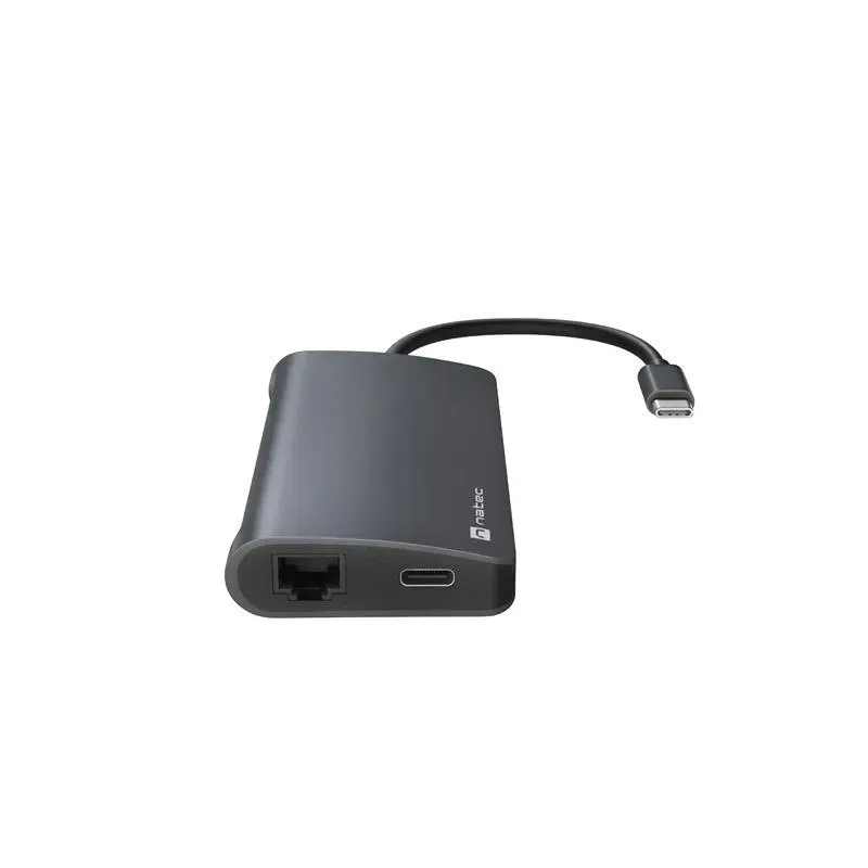 Stacja dokująca USB Natec Fowler 2 V2 Multiport USB-C - HUB USB 3.0 3x,