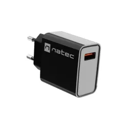 Ładowarka sieciowa Natec Ribera 1x USB-A 18W czarna