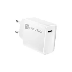 Ładowarka sieciowa Natec Ribera 1x USB-C 20W biała