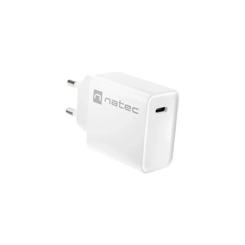 Ładowarka sieciowa Natec Ribera 1x USB-C 20W biała