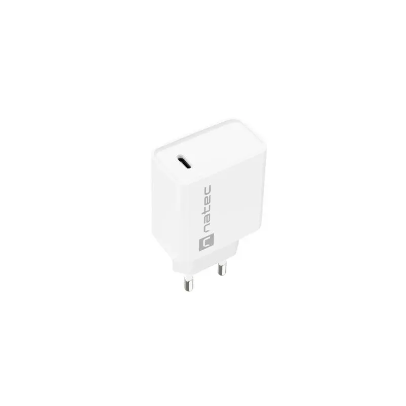 Ładowarka sieciowa Natec Ribera 1x USB-C 20W biała