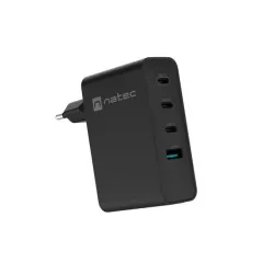 Ładowarka sieciowa, Ładowarka do laptopów Natec Ribera Gan 3x USB-C + 1x