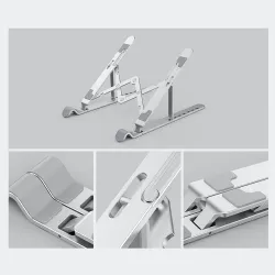 Podstawka do notebooka Orico PFB-A2-SV-BP składana aluminium