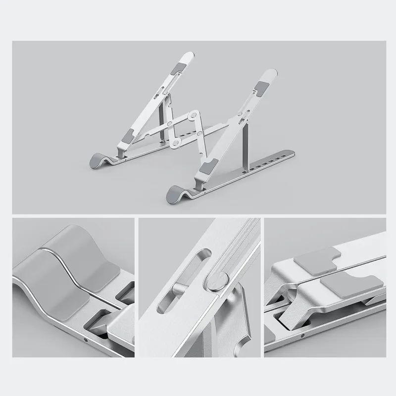 Podstawka do notebooka Orico PFB-A2-SV-BP składana aluminium