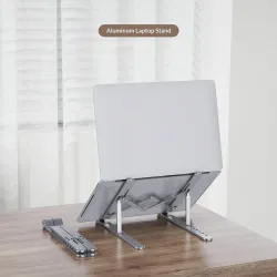 Podstawka do notebooka Orico PFB-A2-SV-BP składana aluminium