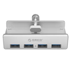 Hub USB Orico MH4PU-SV-BP przykręcany, 4 porty USB 3.1 Gen 1