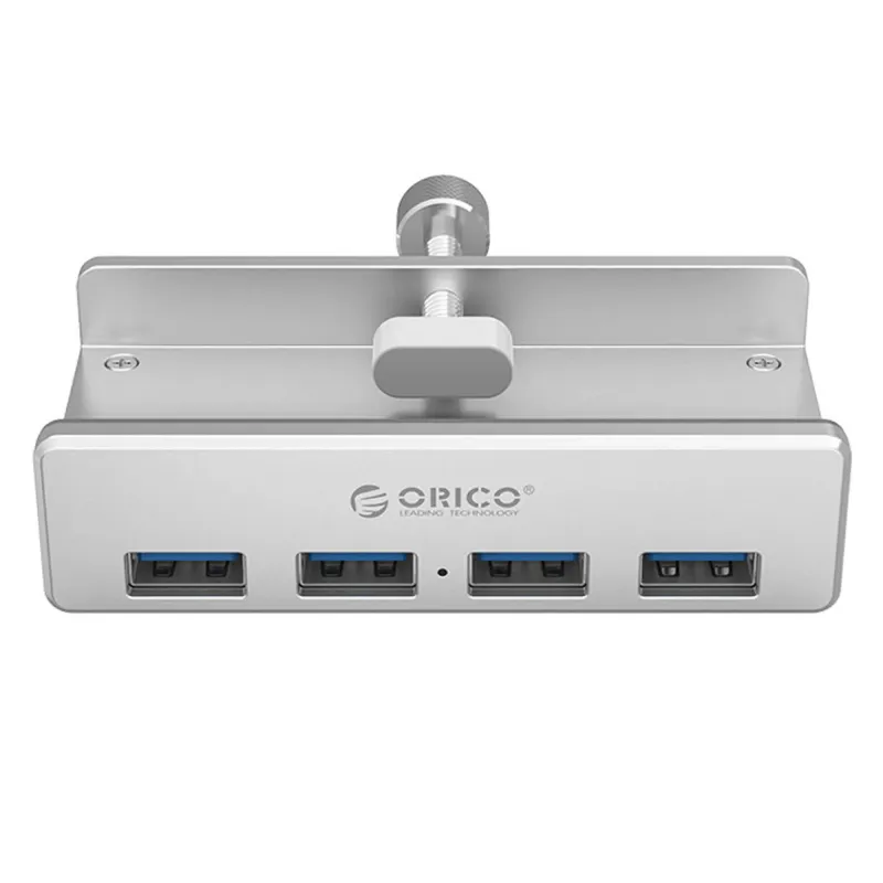 Hub USB Orico MH4PU-SV-BP przykręcany, 4 porty USB 3.1 Gen 1