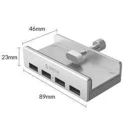 Hub USB Orico MH4PU-SV-BP przykręcany, 4 porty USB 3.1 Gen 1… | PartsPC.pl