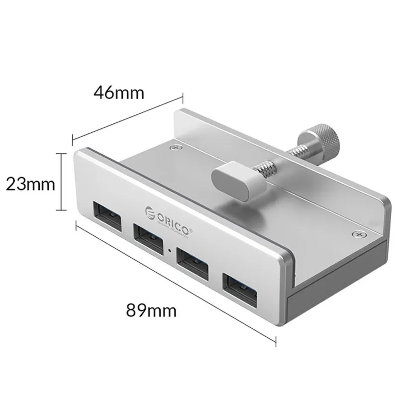Hub USB Orico MH4PU-SV-BP przykręcany, 4 porty USB 3.1 Gen 1… | PartsPC.pl