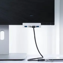 Hub USB Orico MH4PU-P-SV-BP 4x USB-A, 5Gbps, aktywny, biurko… | PartsPC.pl