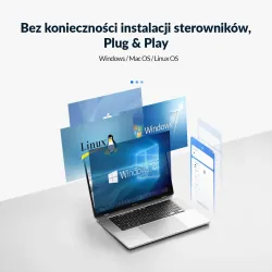 HUB USB-A Orico PAPW4A-U3-015-BK-EP USB-A 4x USB-A 3.0 5Gbps… | PartsPC.pl