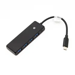 HUB USB-C Orico PAPW4A-C3-015-BK-EP 4 x USB-A 3.0 5Gbps, cza… | PartsPC.pl