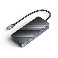 HUB USB-C z obudową na dysk Orico OM28P-G2-BK-EP M.2, 10 Gbps, HDMI 4K 60Hz