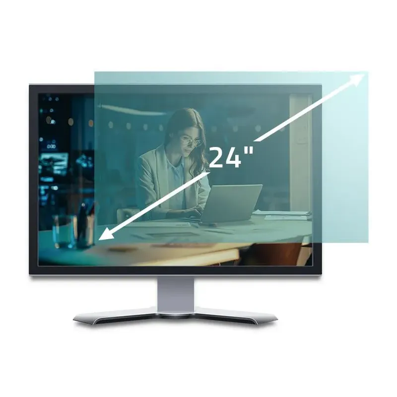 Filtr światła niebieskiego Qoltec 24" | 16:9 | Ochrona wzrok… | PartsPC.pl