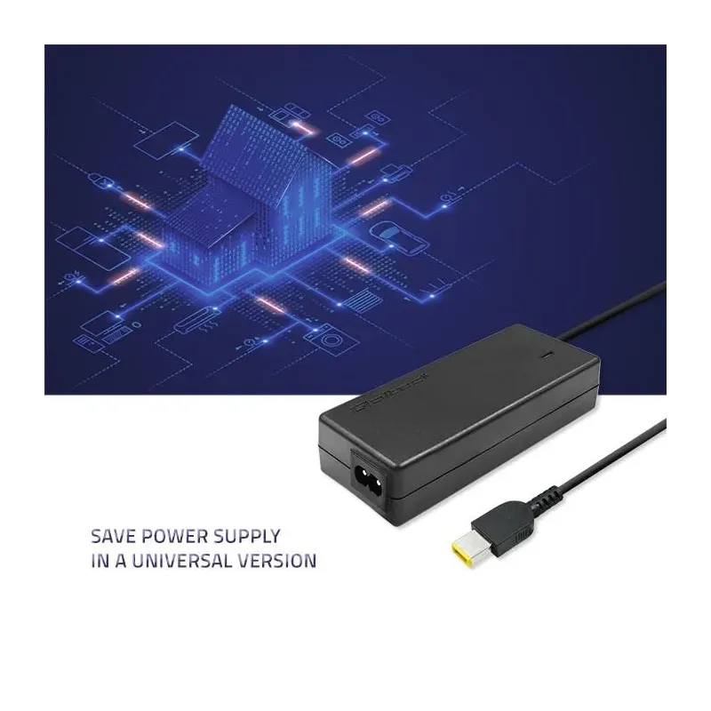 Zasilacz sieciowy Qoltec do Lenovo 20V 3,25A Slim Tip