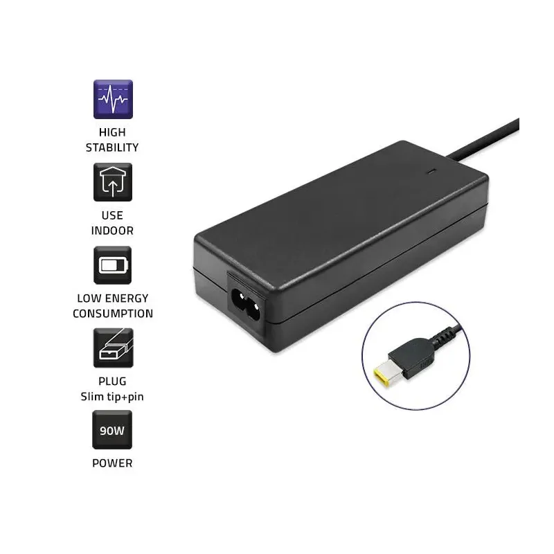 Zasilacz sieciowy Qoltec do Lenovo 90W 20V 4,5A Slim tip
